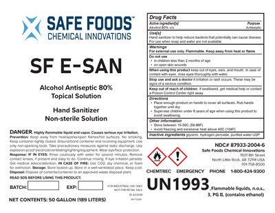 Image Of Labeling (50 gal example)